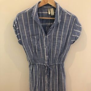 Button down dress with pockets